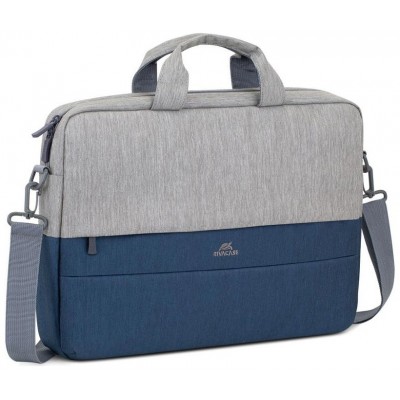 RIVACASE 7532 Grey/blue Prater Maletín 15,6" gris- en Huesoi